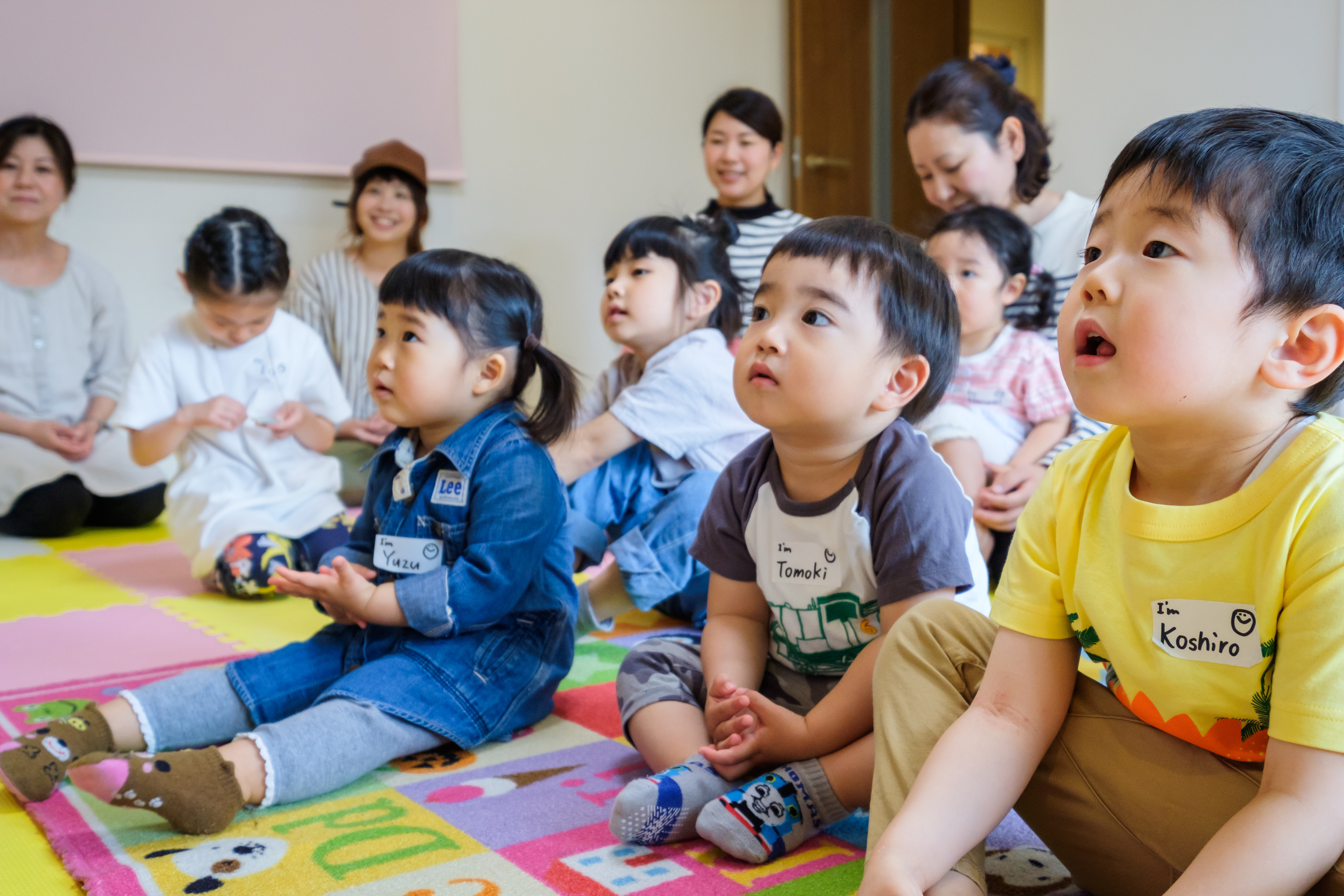 プリスクールの子ども達